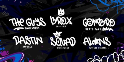 Urban Stroke Font Poster 6