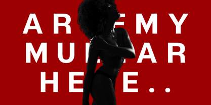 Hetrixo Typeface Font Poster 4