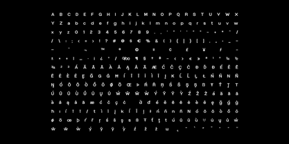 Hetrixo Typeface Font Poster 5