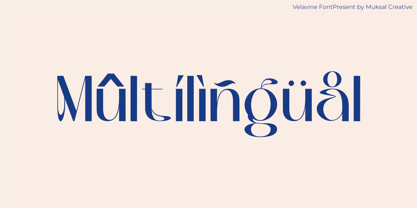 Velavine Font Poster 10