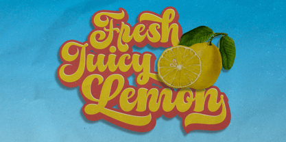 The Sticky Line Font Poster 9