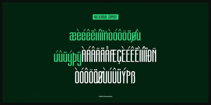 Buckjack Font Poster 8