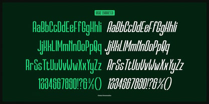 Buckjack Font Poster 7