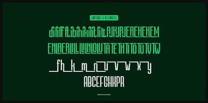 Buckjack Font Poster 9