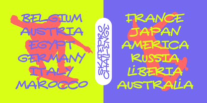 Glory Messup Font Poster 4