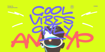 Glory Messup Font Poster 2