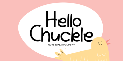 Hello Chuckle Font Poster 1