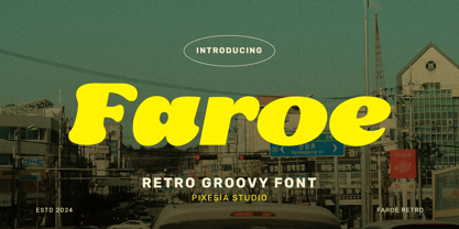 Faroe Font Poster 1