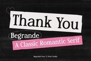 Begrande Font Poster 10