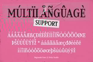 Begrande Font Poster 6