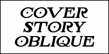 Cover Story JNL Font Poster 4