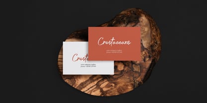 Crustaceans Signature Font Poster 9