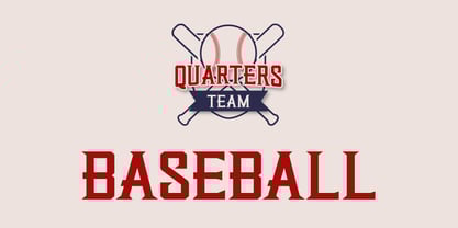 Quarters Font Poster 3