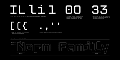 Norn Mono Font Poster 15