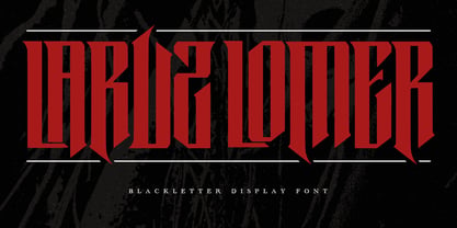 MC Laruz Lomer Font Poster 1