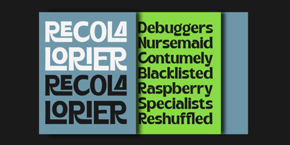 Black Rolmer Font Poster 10