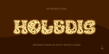 Holedis Font Poster 1