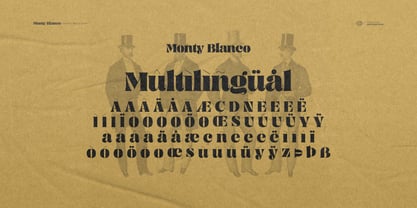 Monty Blanco Font Poster 7
