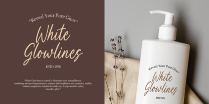 Hello Serattine Font Poster 9