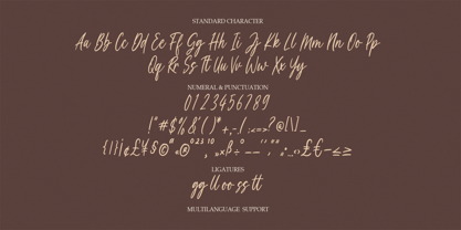 Hello Serattine Font Poster 10