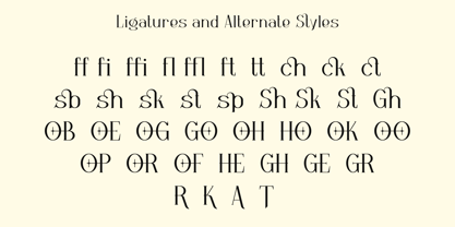 Sunfola Font Poster 4