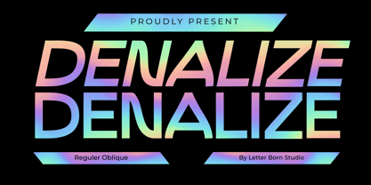 Denalize Font Poster 1