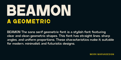Beamon Font Poster 6