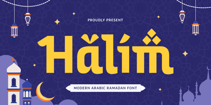 Halim Font Poster 1