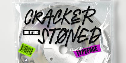 Cracker Stoned Font Poster 1