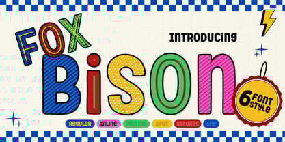 Fox Bison Font Poster 1