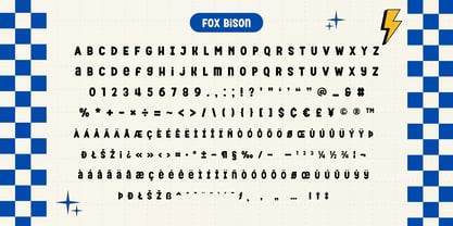 Fox Bison Font Poster 8