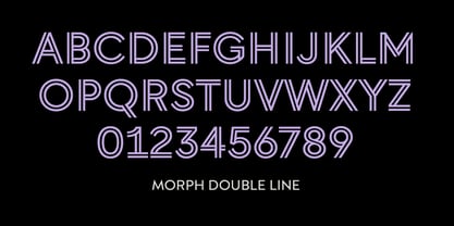 Morph Font Poster 14