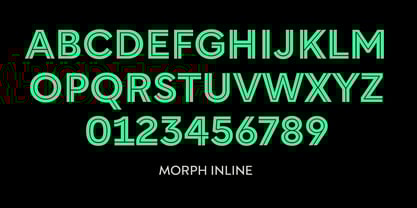 Morph Font Poster 12
