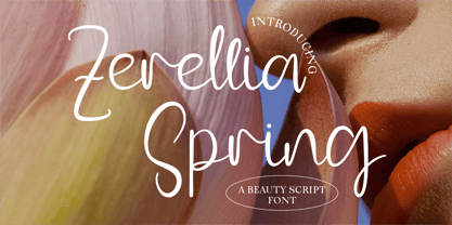CF Zerellia Spring Font Poster 1