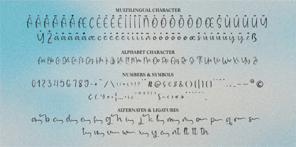 CF Zerellia Spring Font Poster 4