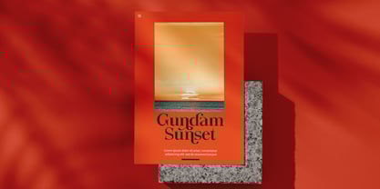 Quarter Theory Font Poster 7