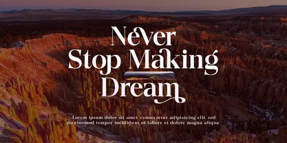 Quarter Theory Font Poster 10