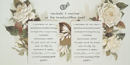 Sketchbook Set Font Poster 6