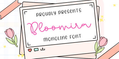 Bloomira Font Poster 1