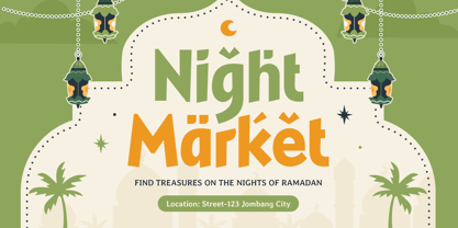 Arabic Fancy Font Poster 6