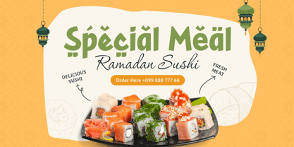 Arabic Fancy Font Poster 5