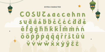 Arabic Fancy Font Poster 9