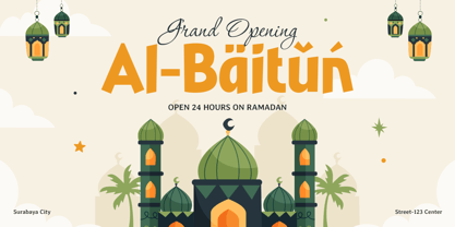 Arabic Fancy Font Poster 7