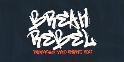 Break Rebel Font Poster 1