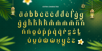 Midnight Ramadan Font Poster 9