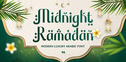 Midnight Ramadan Font Poster 13