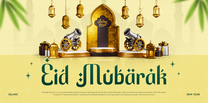Midnight Ramadan Font Poster 8