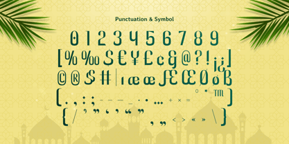 Midnight Ramadan Font Poster 11