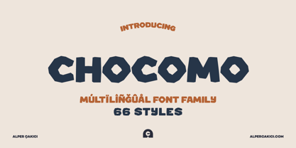 Chocomo Font Poster 1