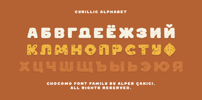 Chocomo Font Poster 8